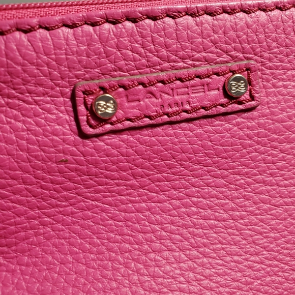 🌹Lancel Vintage Leather Wrislet Wallet Clu - Picture 3 of 6